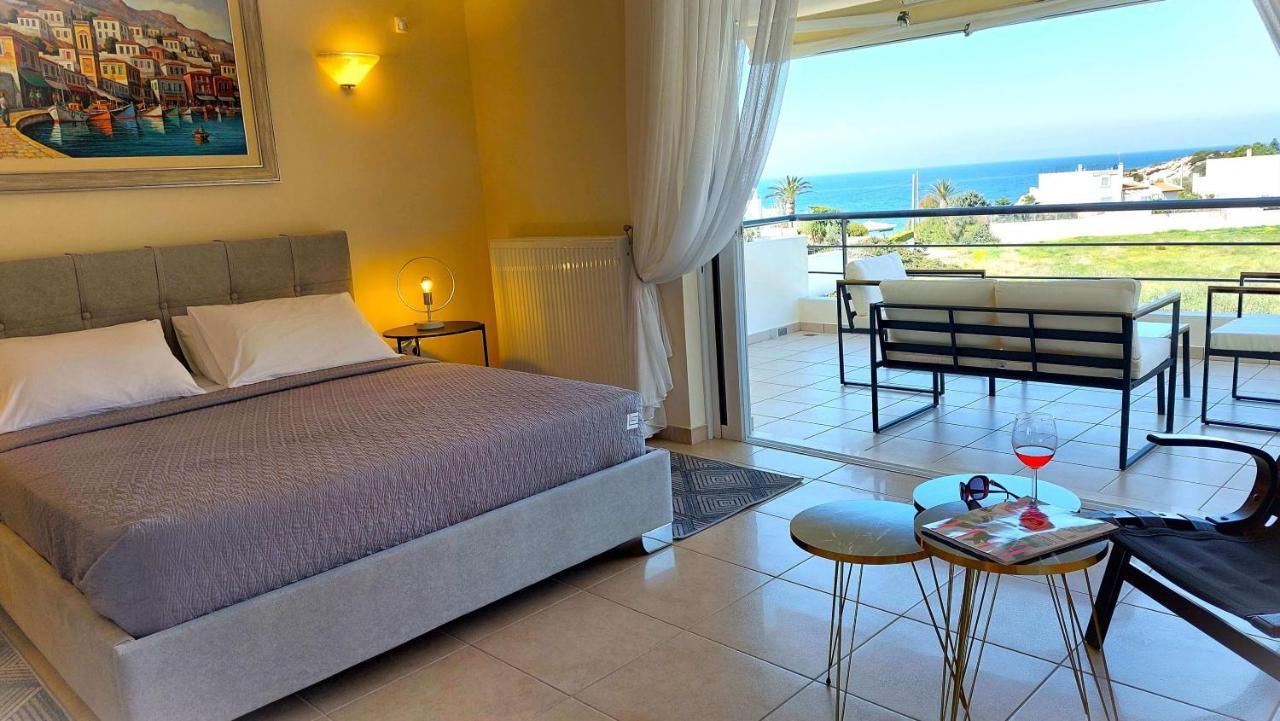 Holiday Villa Sunjoy Close To The Beach Sounion Esterno foto