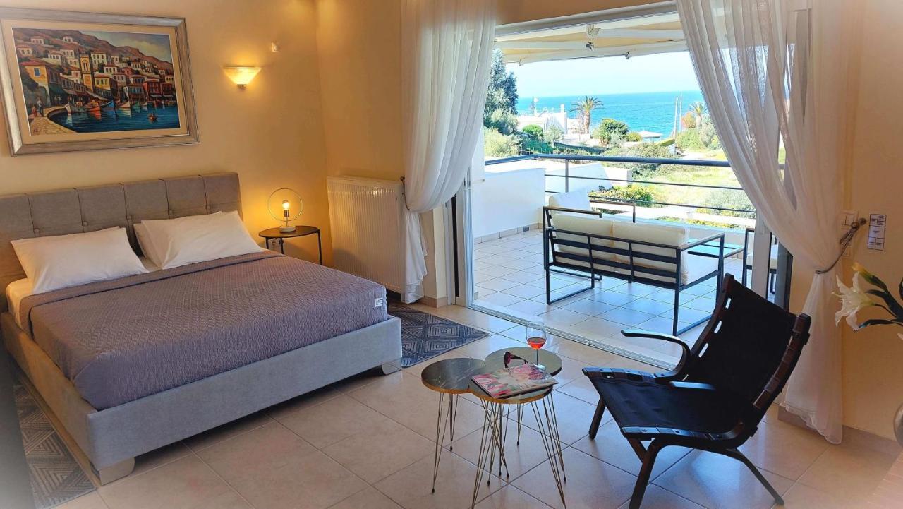 Holiday Villa Sunjoy Close To The Beach Sounion Esterno foto